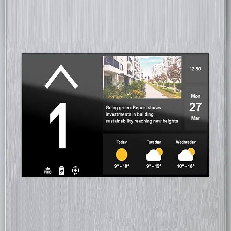Panel wyświetlacza windy